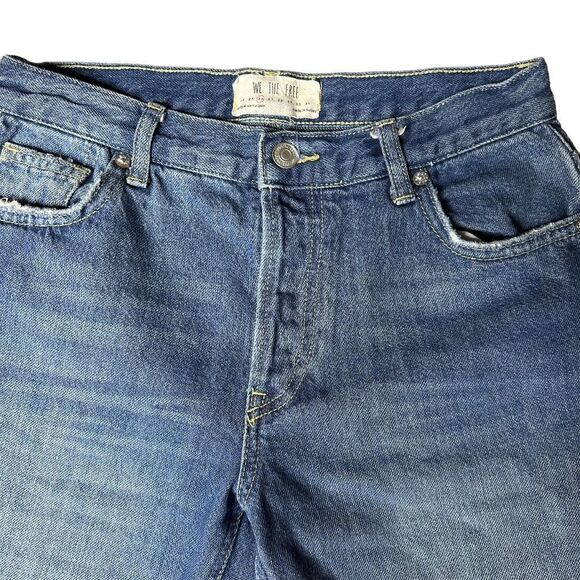 We The Free Maggie Straight leg bite hem distressed jeans 26 - Picture 5 of 12